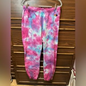 Aviator Nation Tie Dye Sweatpants Size Large